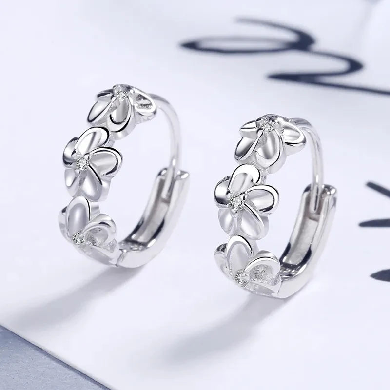 Clous Fleur Zircon