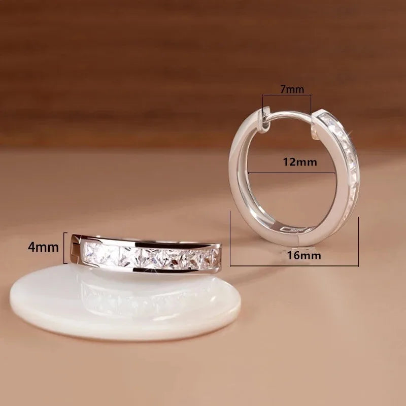 Créoles Zircon Éclatantes