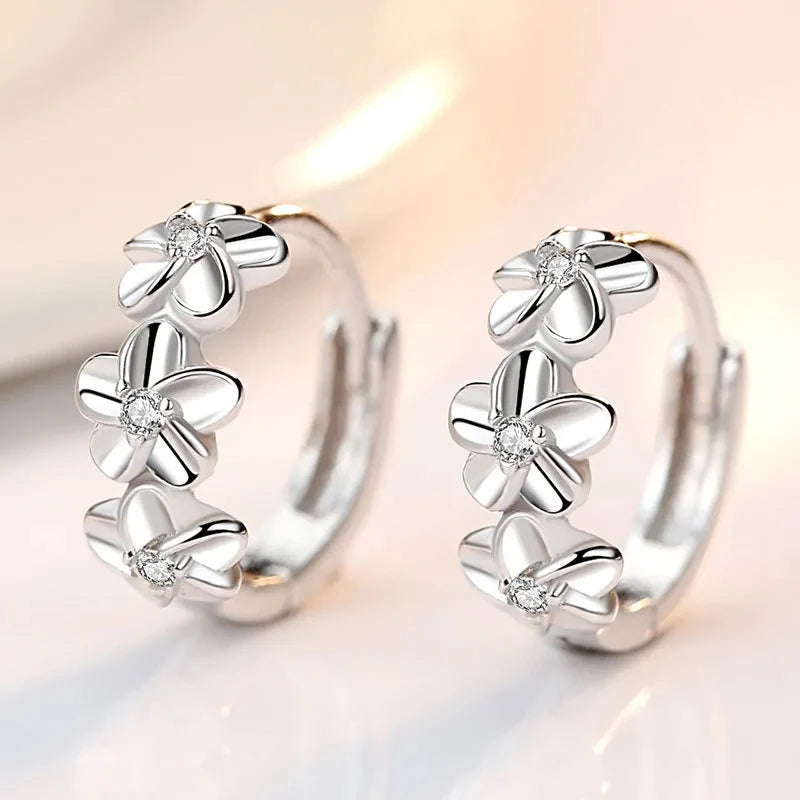 Clous Fleur Zircon
