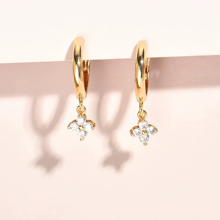 Boucles Feuille Argent