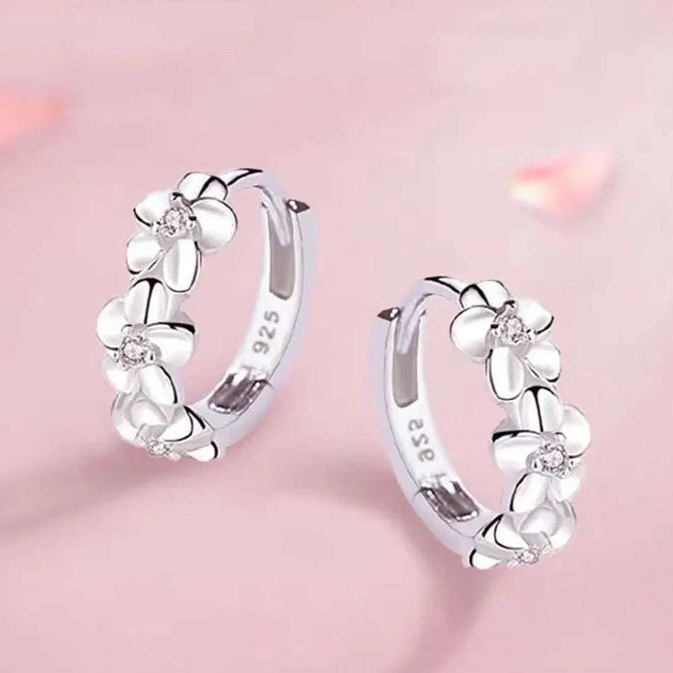 Clous Fleur Zircon