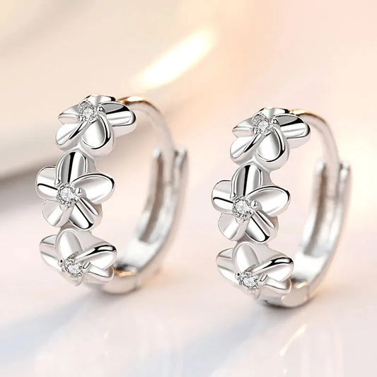 Clous Fleur Zircon
