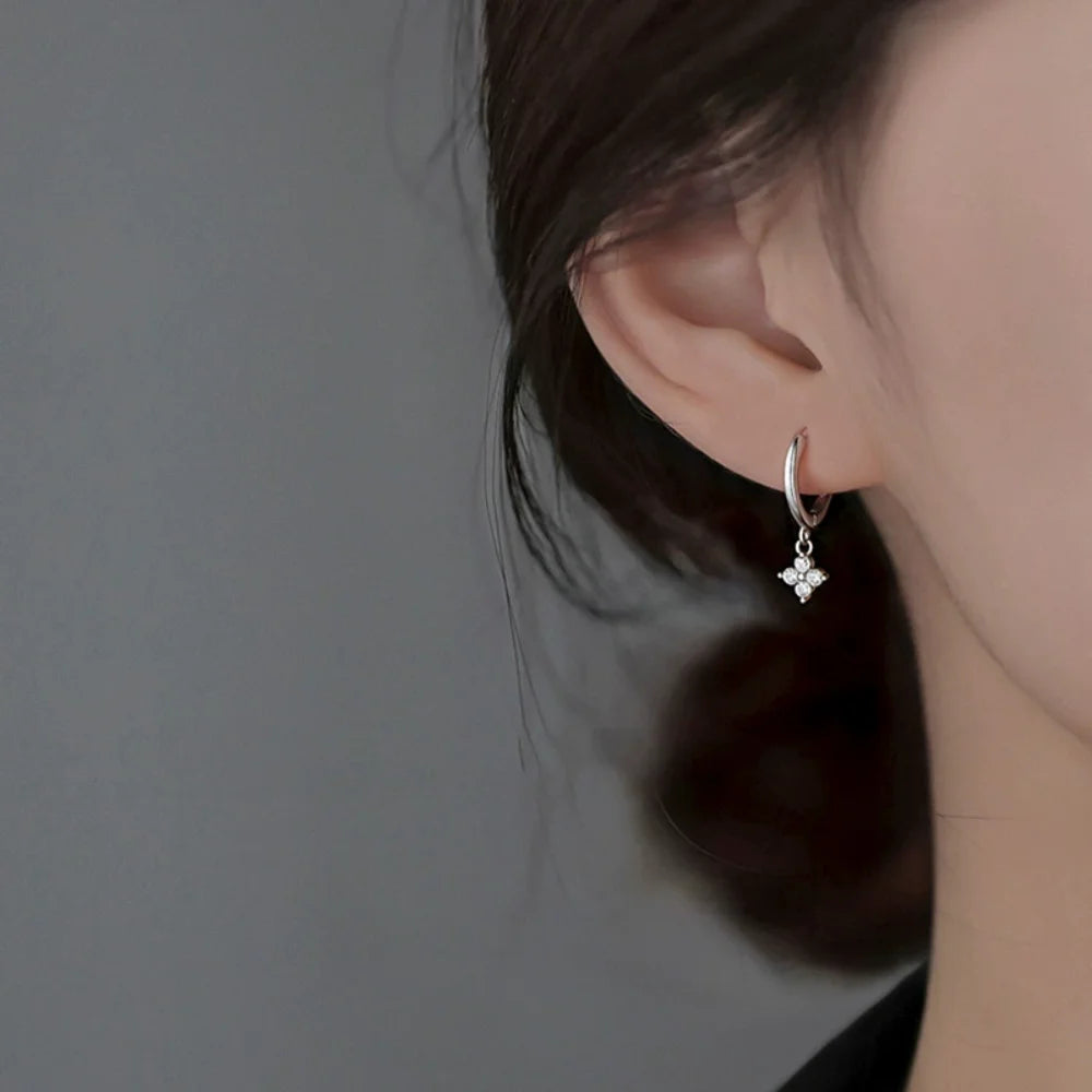 Boucles Feuille Argent