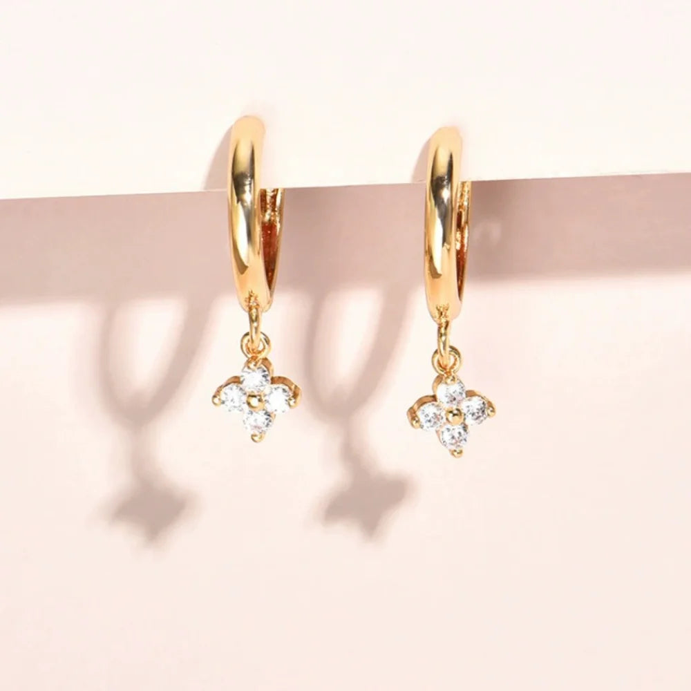 Boucles Feuille Argent