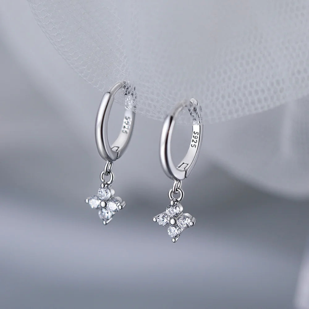 Boucles Feuille Argent